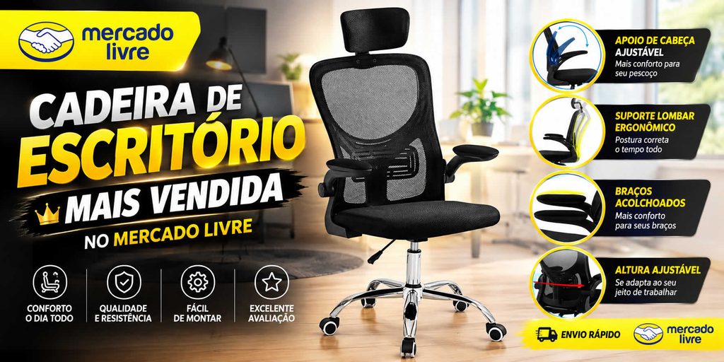Comprar Cadeira Preta, Cadeira de Escritório, Cadeira Executiva, Cadeira Presidente, Cadeira Presidente Office, Cadeira de Escritório Preta, Cadeira Executiva Preta, Cadeira Office, Cadeira para Home Office, Cadeira para Escritório, Cadeira Ergonômica, Cadeira Profissional, Cadeira Confortável