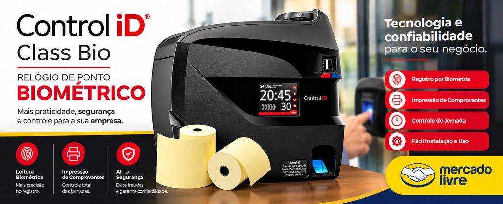 Comprar Relógio de Ponto, Relógio de Ponto Biométrico, Control ID Class Bio, Relógio Control ID, Control ID Class Bio Mercado Livre, Relógio de Ponto Control ID, Controle de Ponto Eletrônico, Ponto Biométrico, Relógio de Ponto Digital, Sistema de Controle de Ponto, Equipamento de Ponto Eletrônico, Controle de Jornada, Registro de Ponto, Relógio para Empresa, Relógio de Ponto para Funcionários, Relógio de Ponto para Comércio, Relógio de Ponto para Escritório