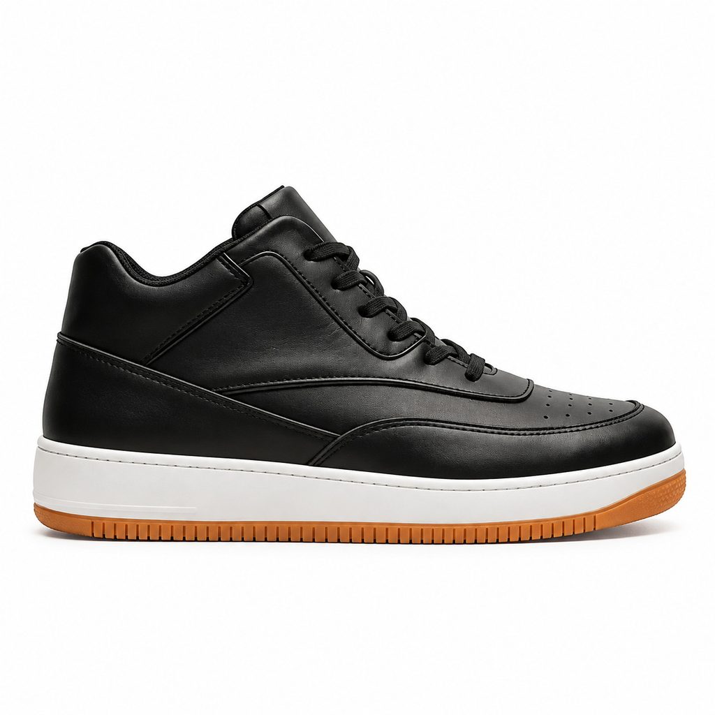 tênis casual masculino alto, tênis masculino com elevação, tênis com 10cm de altura, calçado que aumenta altura, sapato que deixa mais alto, tênis de couro que aumenta altura, tênis masculino com salto, tênis para aumentar estatura, tênis masculino plataforma, tênis alto masculino
